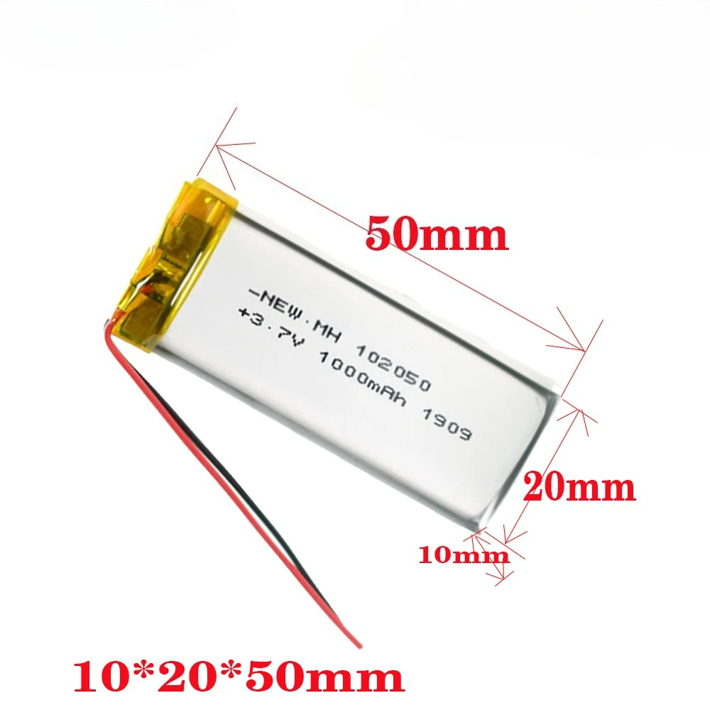 Eachine Drone E58 - 3.7V 1000mAh 102050 Li-Po Battery Rechargeable