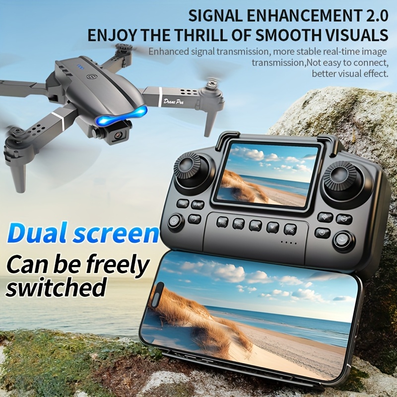 E99 PRO MAX Foldable Drone wit - Drone Led Light review and price