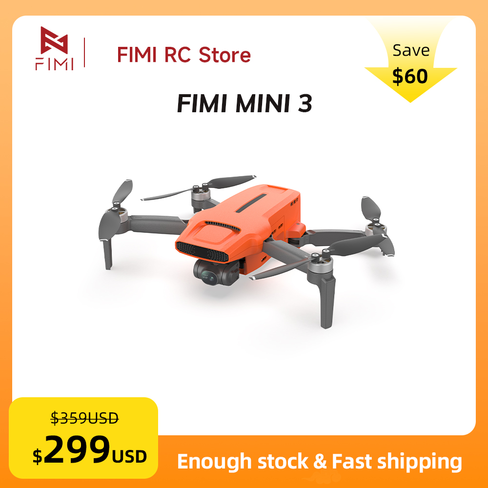 FIMI MINI 3 Camere Drone 4K 60 - Drone Gimbal review and price